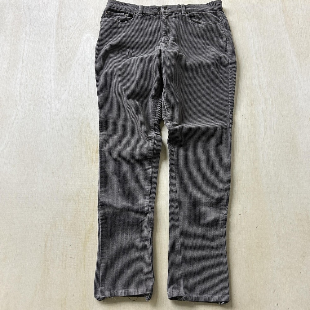 Vintage Lauren Jeans Company Ralph Lauren Pants Womens 14 Gray Corduroy Stretch